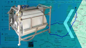 Unità Mobile di Filtrazione Acque Reflue per Progetto UE Emperest